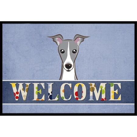 Italian Greyhound Welcome Indoor & Outdoor Mat, 18 X 27 In.